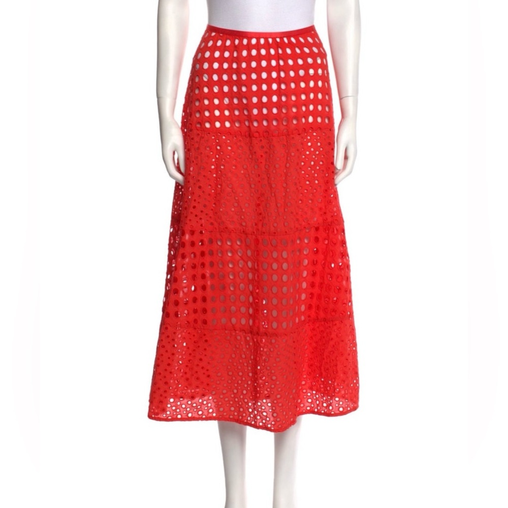 Solid & Striped eyelet skirt